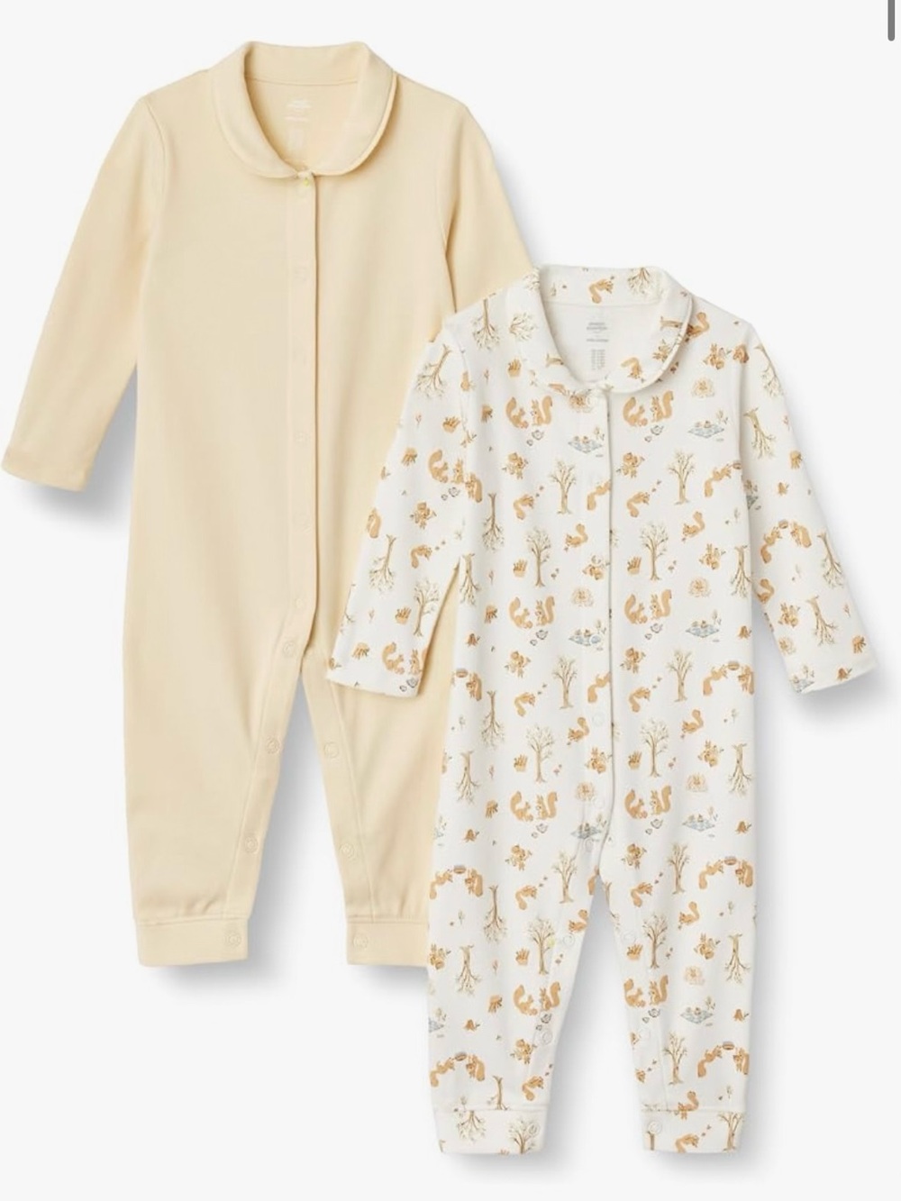 Amazon x Sofia Grainge Unisex Pale Yellow and Squirrel Picnic 3-6 Months